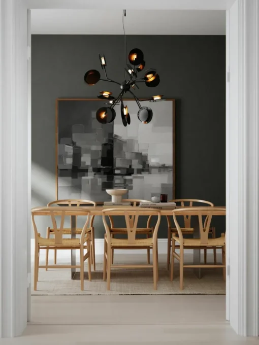 Grote LED hanglamp Turno met diffusorschijven