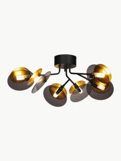 Grote LED plafondlamp Turno met diffusorschijven