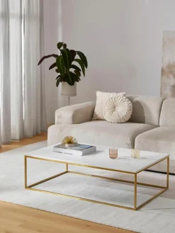 Grote marmeren salontafel Alys
