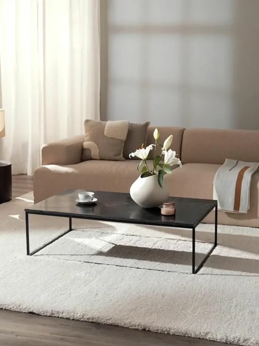 Grote marmeren salontafel Alys