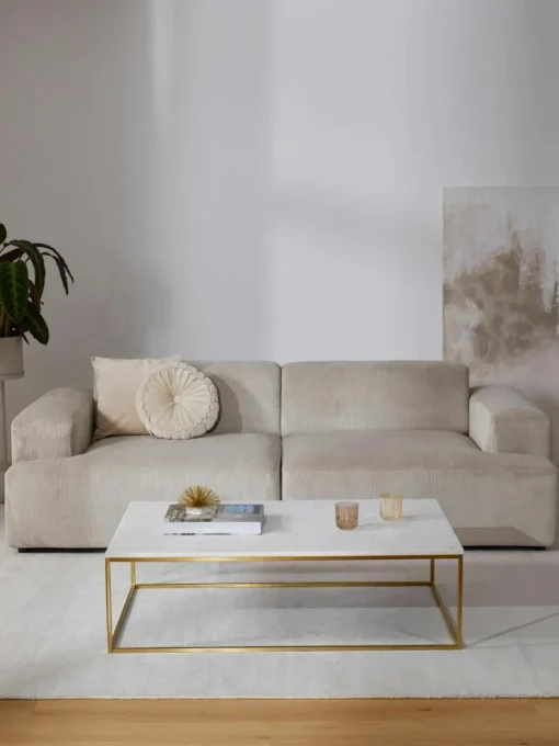 Grote marmeren salontafel Alys