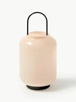 Grote mondgeblazen lantaarn Lumino, H 35 cm