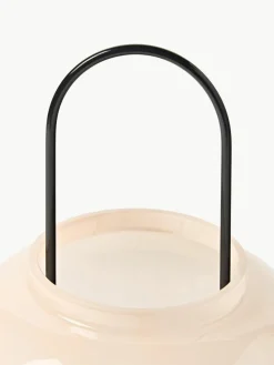 Grote mondgeblazen lantaarn Lumino, H 35 cm