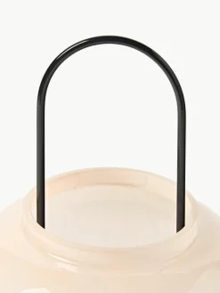 Grote mondgeblazen lantaarn Lumino, H 35 cm