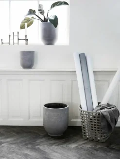 Grote plantenpotten Gard van beton, set van 3