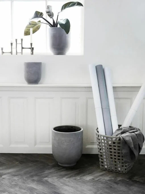 Grote plantenpotten Gard van beton, set van 3