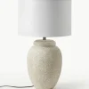 Grote tafellamp Bodhi met keramische voet