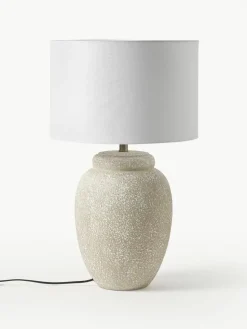 Grote tafellamp Bodhi met keramische voet