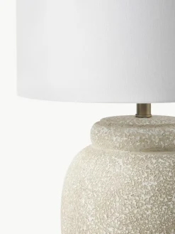 Grote tafellamp Bodhi met keramische voet