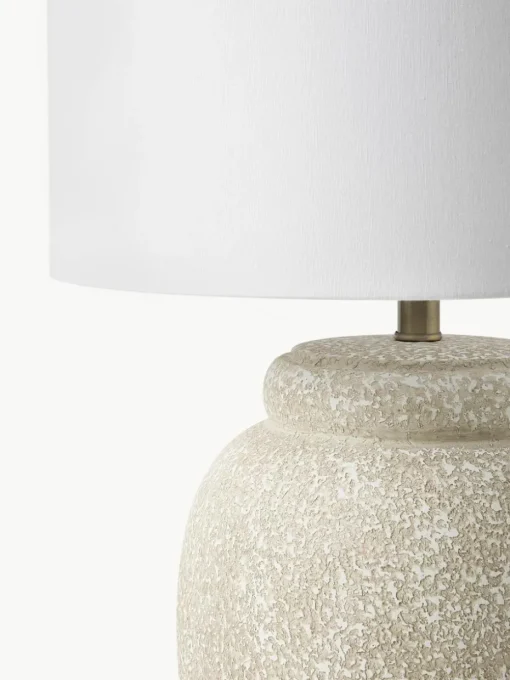 Grote tafellamp Bodhi met keramische voet