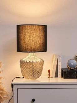 Grote tafellamp Brilliant Jewel van glas