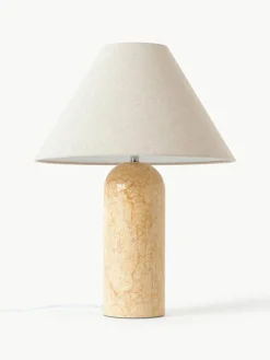 Grote tafellamp Gia met marmeren voet