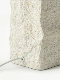 Grote tafellamp Kiri met betonnen voet
