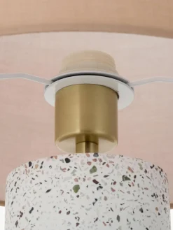 Grote tafellamp Mosaik betonnen voet