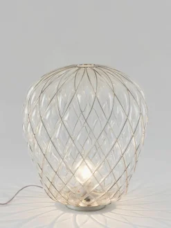 Grote tafellamp Pinecone, handgemaakt