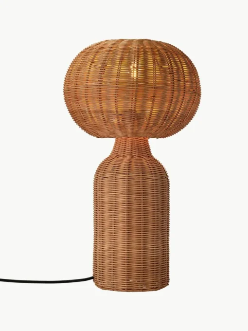 Grote tafellamp Vinka van rotan