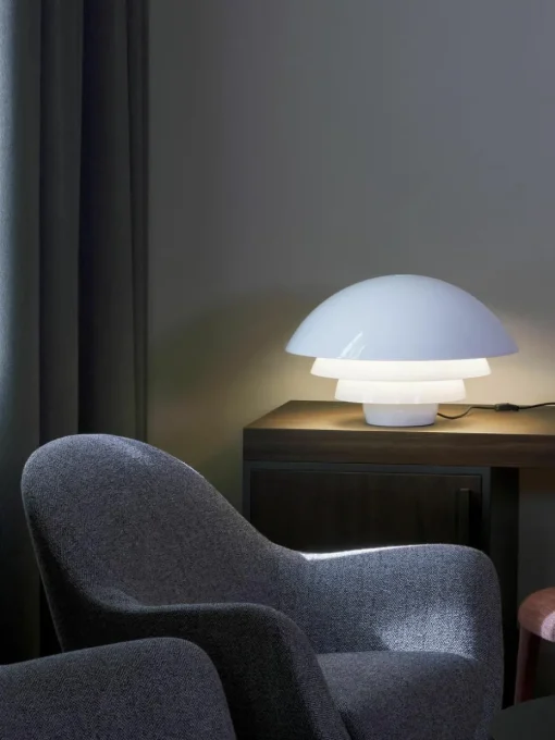Grote tafellamp Visiere met diffuser