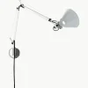 Grote verstelbare wandlamp Tolomeo Micro met stekker