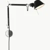 Grote verstelbare wandlamp Tolomeo Micro met stekker