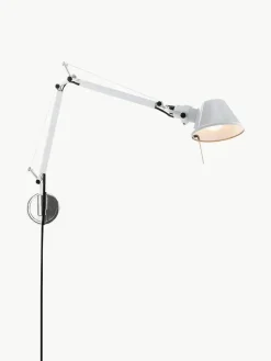 Grote verstelbare wandlamp Tolomeo Micro met stekker