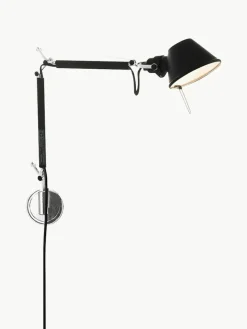 Grote verstelbare wandlamp Tolomeo Micro met stekker