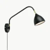 Grote verstelbare wandlamp Valencia met stekker