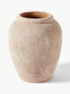 Grote vloervaas Leana met zandafwerking, H 50 cm