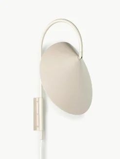 Grote wandlamp Arum met stekker, verstelbaar