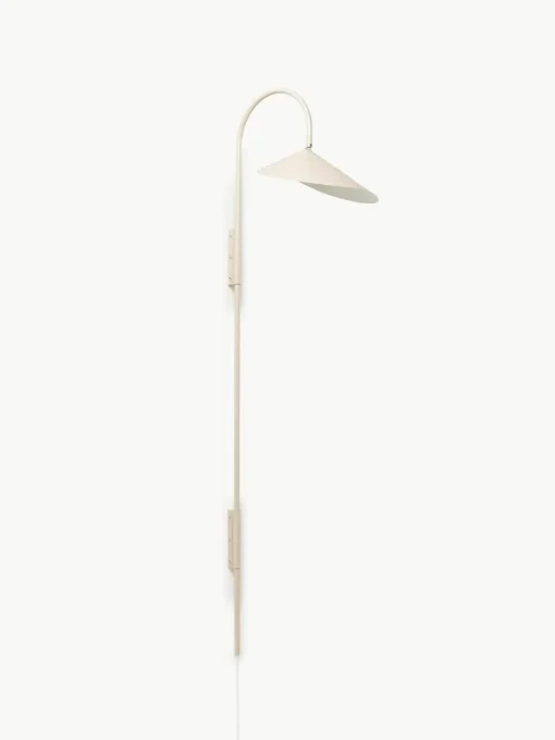 Grote wandlamp Arum met stekker, verstelbaar