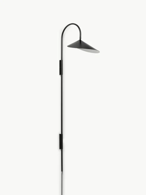 Grote wandlamp Arum met stekker, verstelbaar