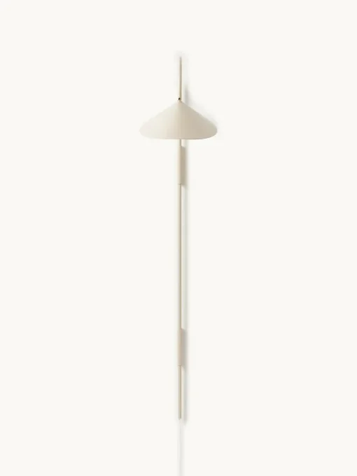 Grote wandlamp Arum met stekker, verstelbaar