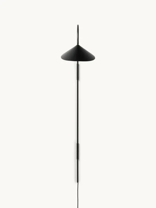 Grote wandlamp Arum met stekker, verstelbaar