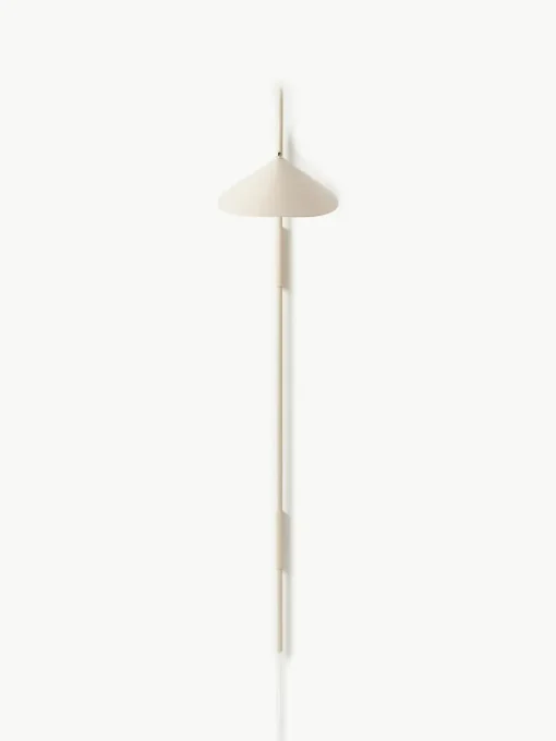 Grote wandlamp Arum met stekker, verstelbaar