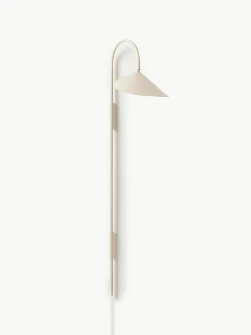Grote wandlamp Arum met stekker, verstelbaar