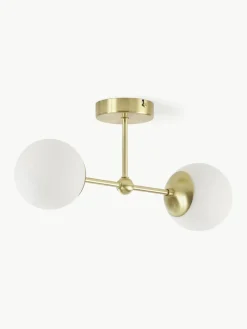 Grote wandlamp Beth van opaalglas