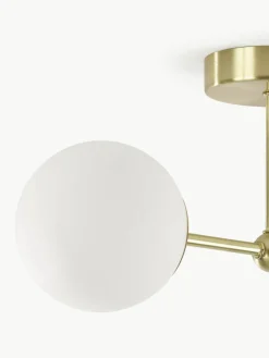 Grote wandlamp Beth van opaalglas
