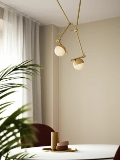 Grote wandlamp Cortina met stekker