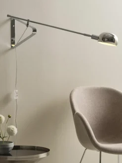Grote wandlamp Lincon met stekker
