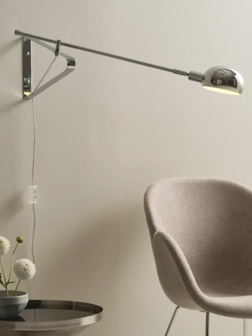 Grote wandlamp Lincon met stekker