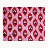 Handbedrukte katoenen placemats Atahan, 4 stuks