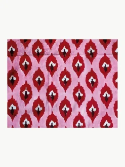 Handbedrukte katoenen placemats Atahan, 4 stuks