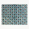 Handbedrukte katoenen placemats Sarp, 4 stuks