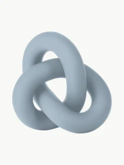 Handbeschilderd decoratief object Knot, H 9 cm