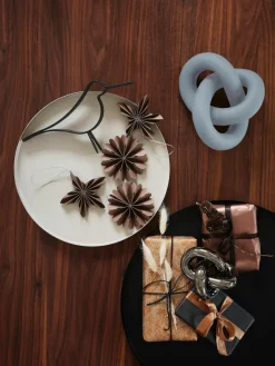 Handbeschilderd decoratief object Knot, H 6 cm