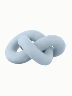 Handbeschilderd decoratief object Knot, H 9 cm