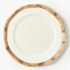 Handbeschilderd ontbijtbord Bamboo