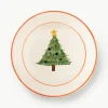 Handbeschilderd ontbijtbord Christmas Morning