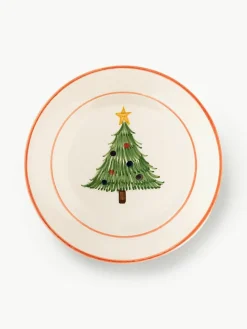 Handbeschilderd ontbijtbord Christmas Morning