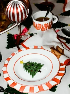 Handbeschilderd ontbijtbord Christmas Morning