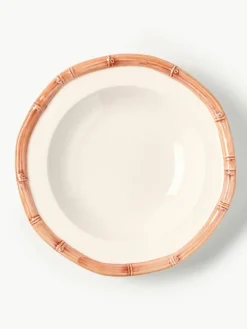 Handbeschilderd soepbord Bamboo
